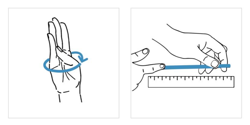 Measure hand width